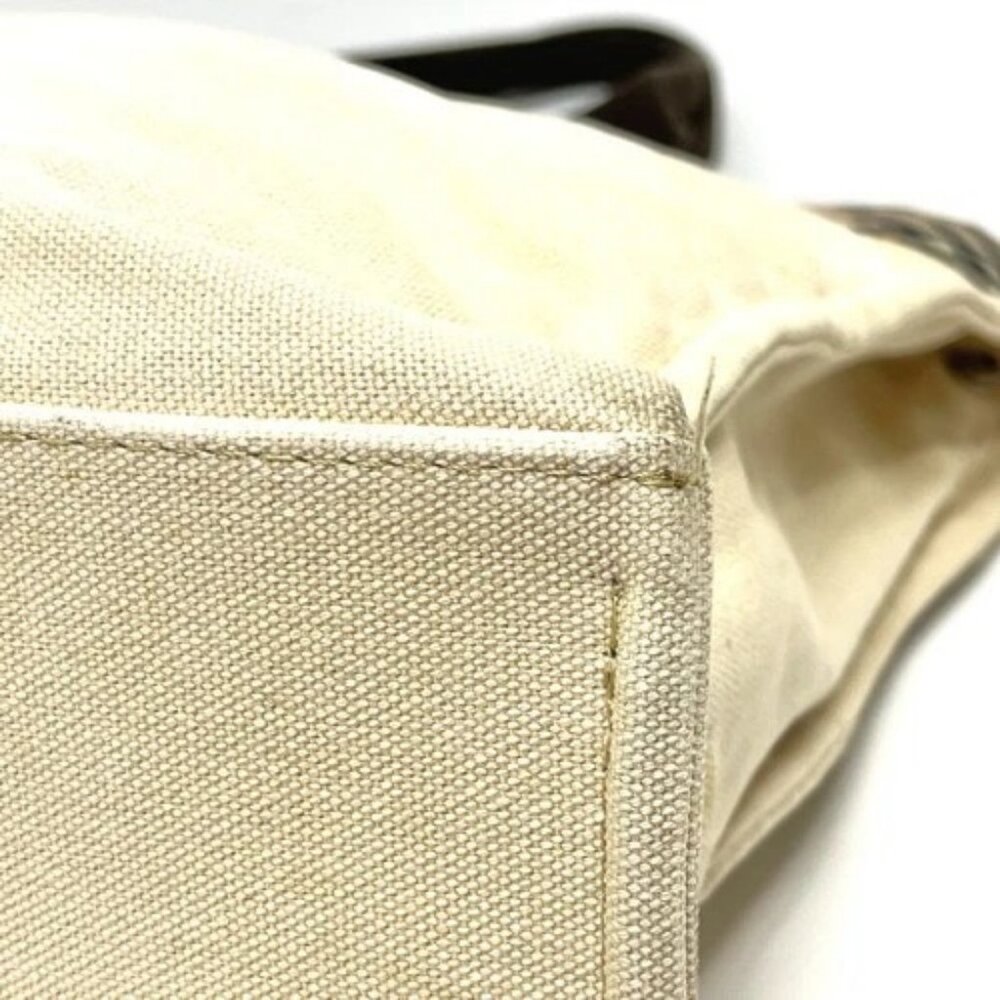 BURBERRY BLUE LABEL Check pattern Bags Hand Bag Tote Bag Canvas Beige - Picture 7 of 16